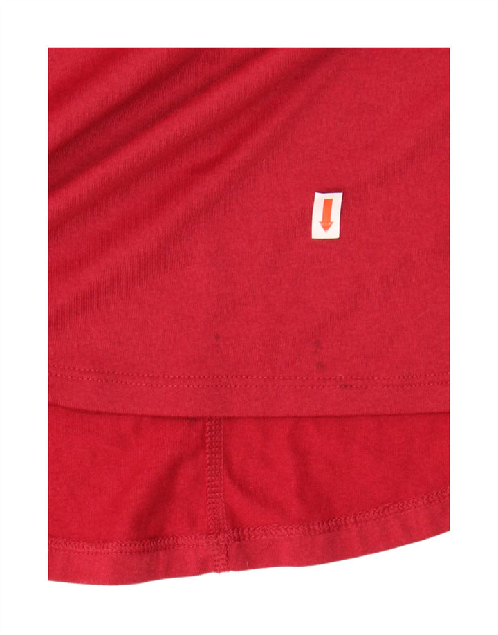 Nike Ženski Dri Fit Vest Top UK 12 Medium Red Polyester