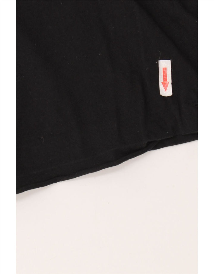 NIKE Boys Graphic T-Shirt Top 10-11 Years Medium Black Pamuk