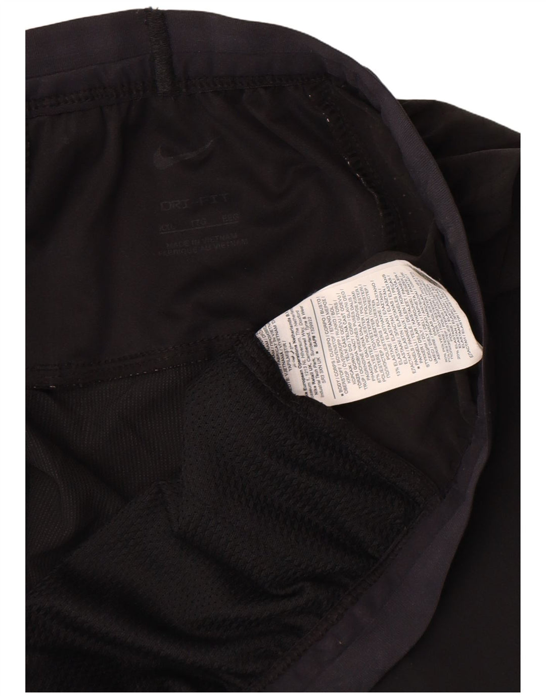 Nike muške hlače za trenirku 2XL crni poliester