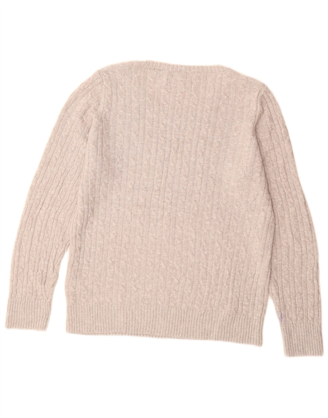 SUPERDRY ženski džemper s morskim izrezom UK 14 Veliki sivi akril