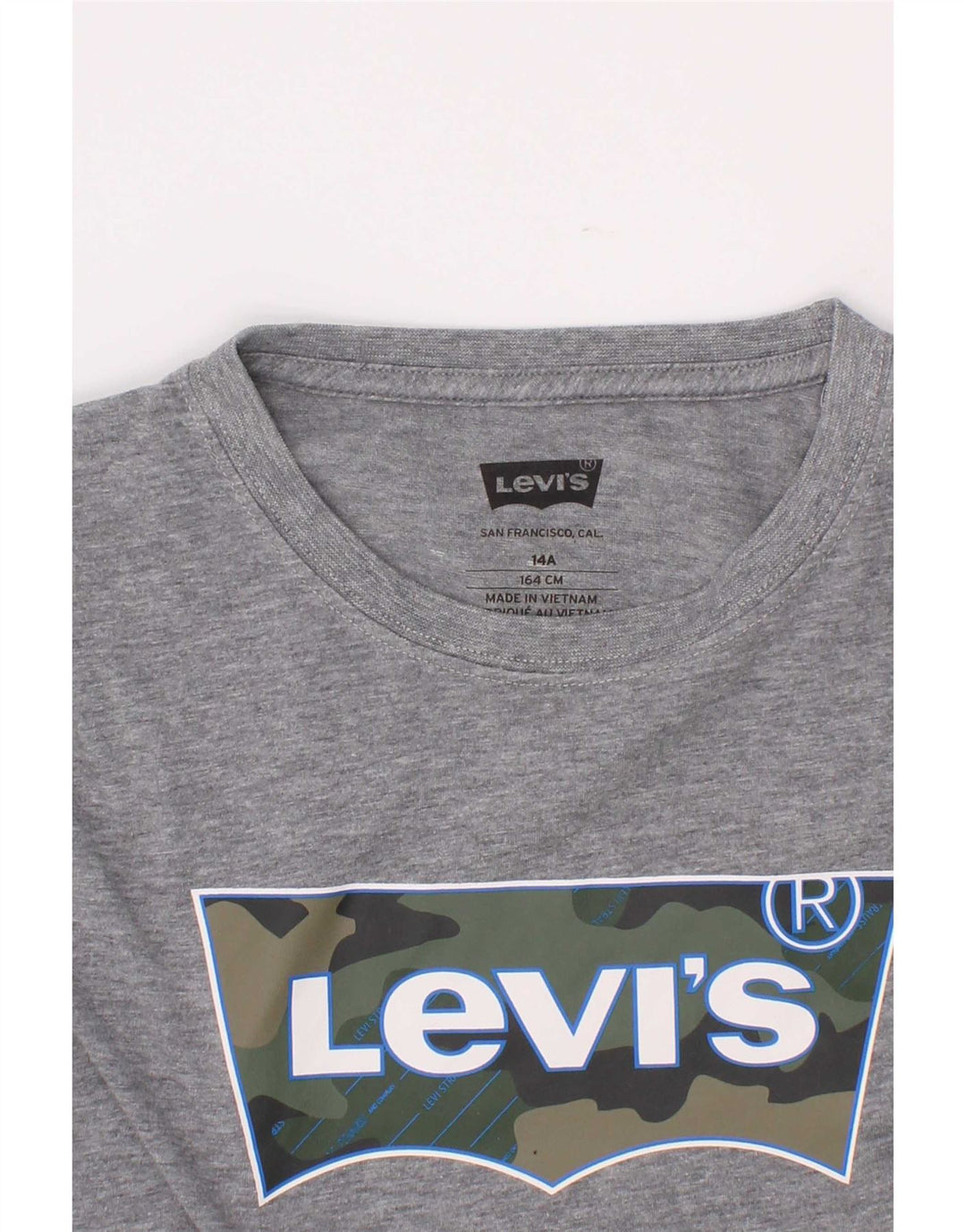 Gornja majica kratkih rukava Levi's Boys Graphic T-Shirt 13-14 Years Grey