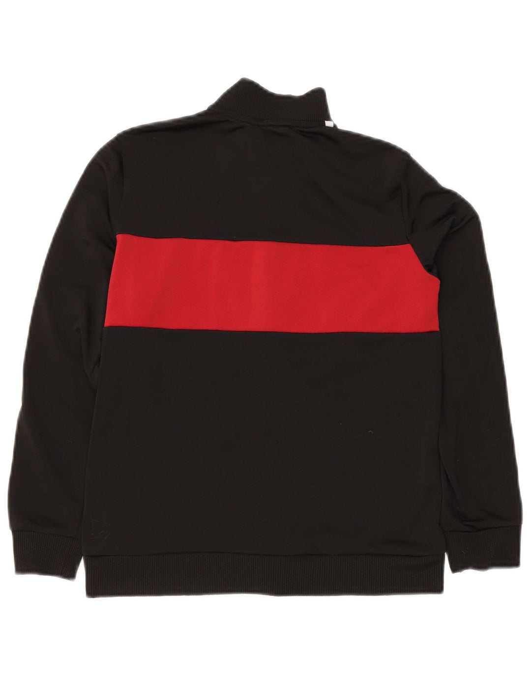 Gornja jakna od trenirke ADIDAS za dječake 11-12 godina crna poliesterska boja