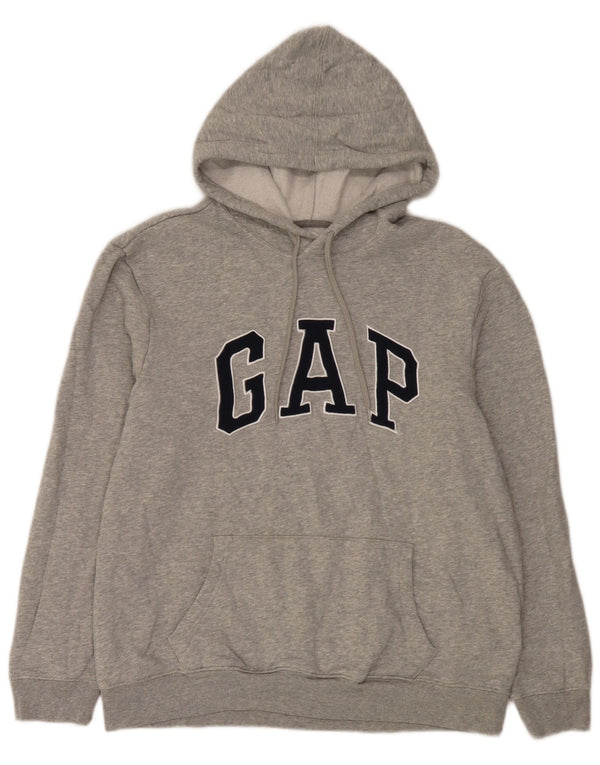 Gap Ženska majica s kapuljačom s kapuljačom UK 16 Veliki sivi flekasti pamuk