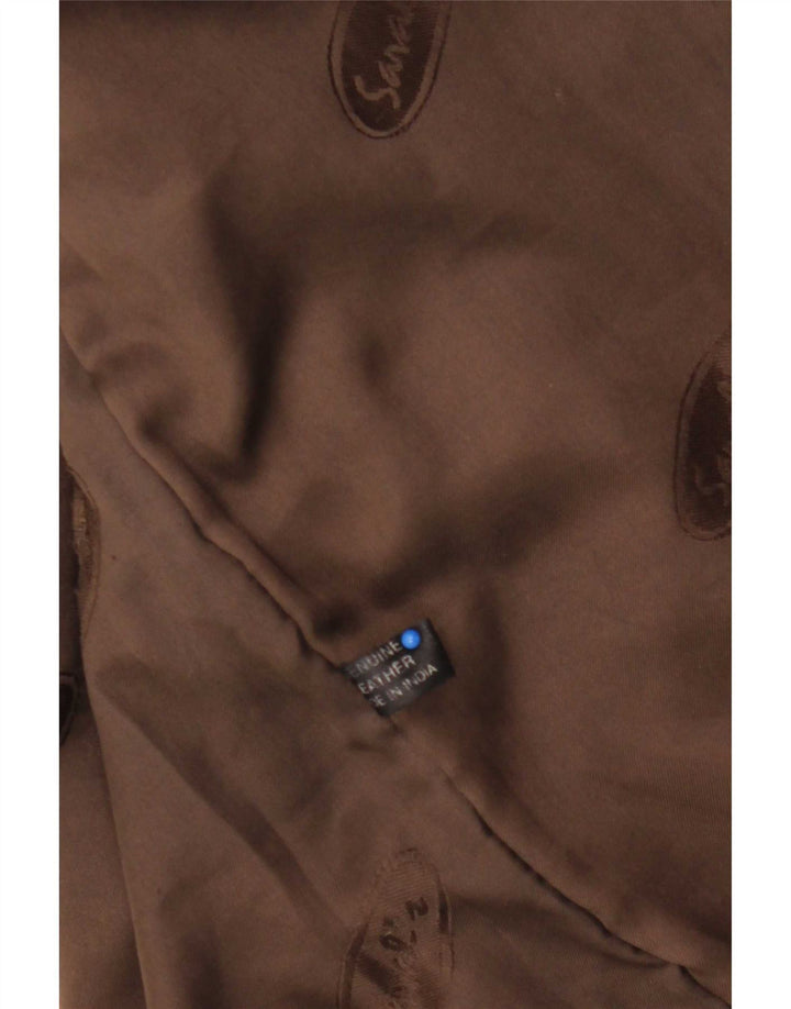 Vintage muška kožna jakna UK 40 Large Brown