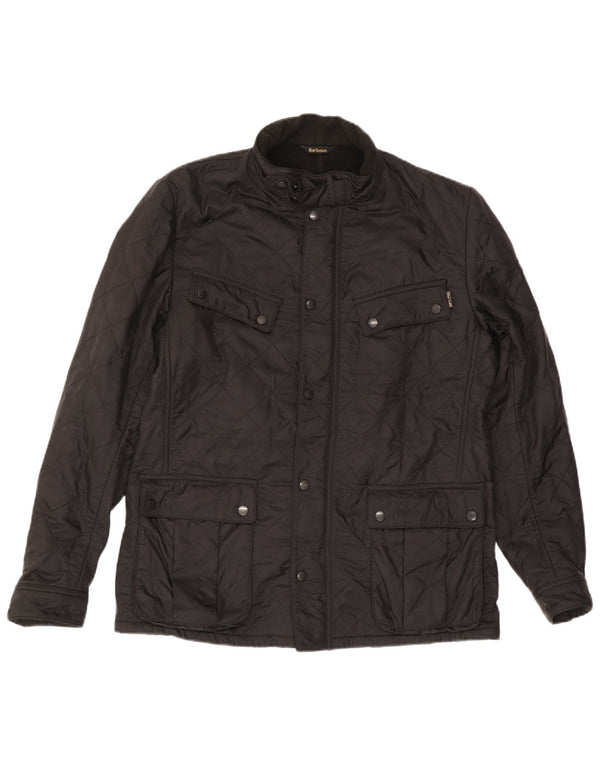 Barbour muška prošivena jakna UK 42 XL crni poliamid