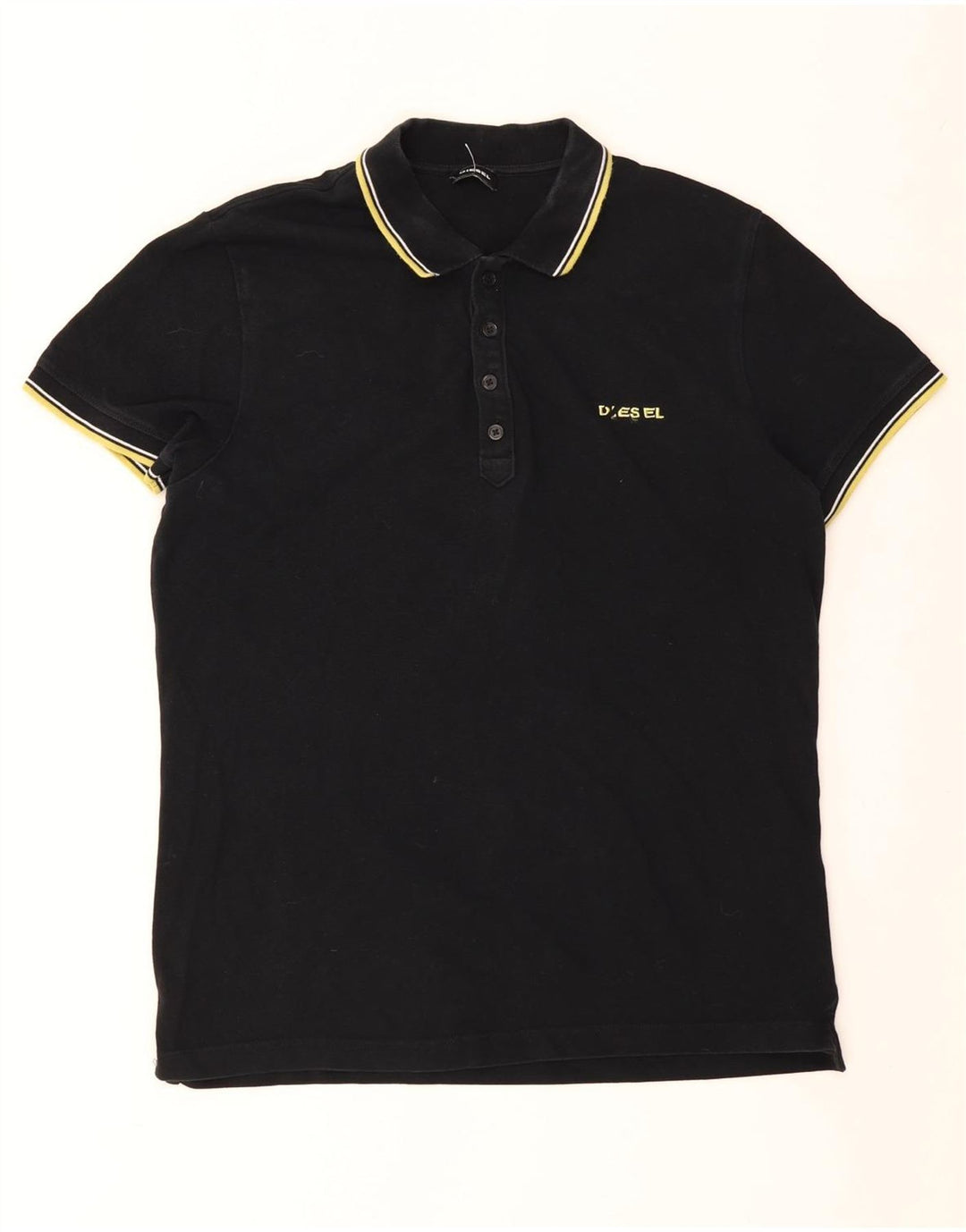 DIESEL Muška polo majica XL crni pamuk