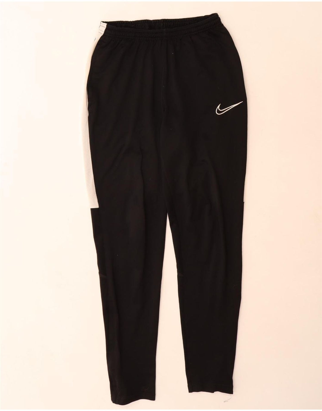 Nike muške Dri Fit hlače za trenirku male crne poliesterske boje