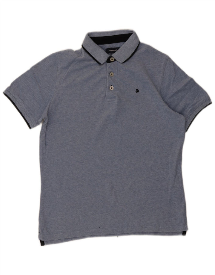 Jack & Jones muška polo majica Srednje plavi pamuk