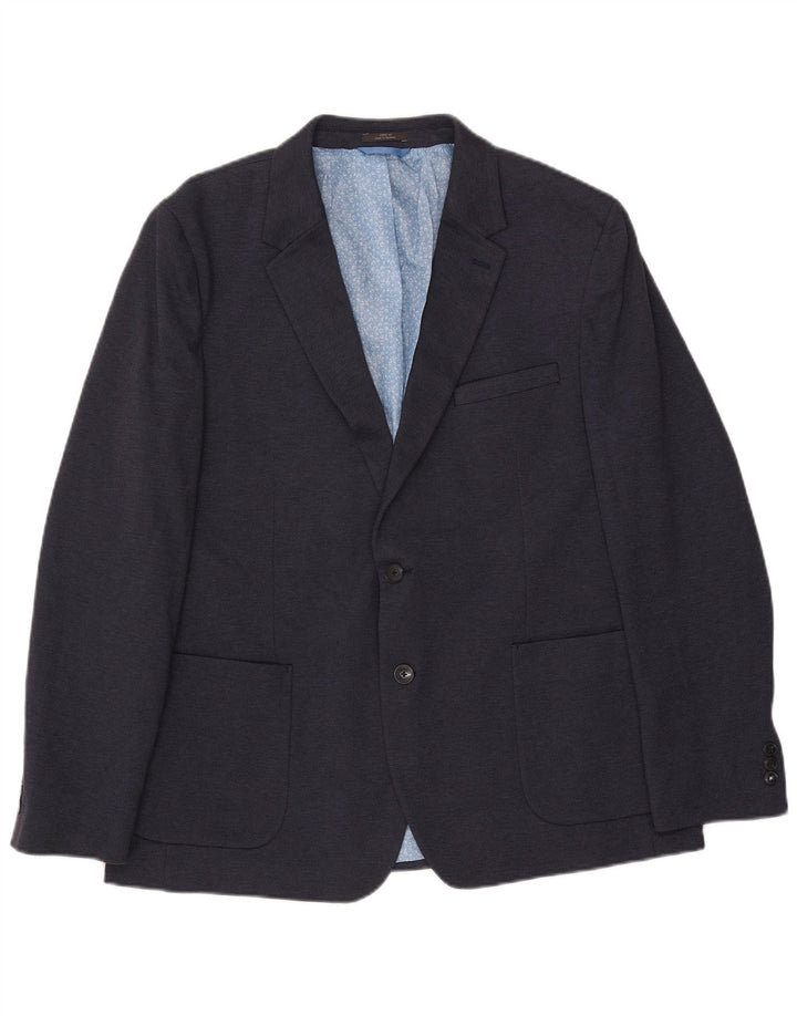 MARKS & SPENCER muška uska jakna sa 2 gumba UK 46 XL tamnoplava
