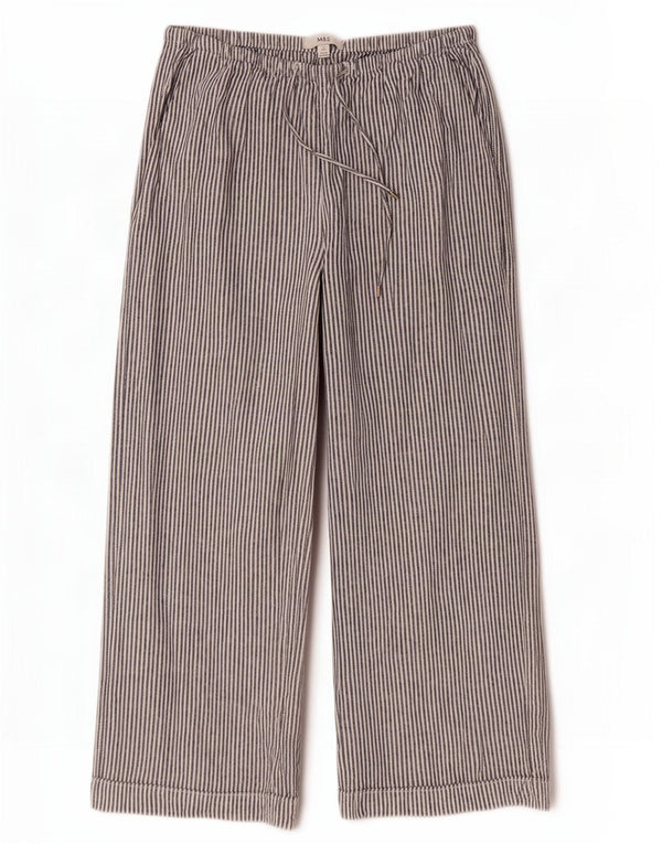 Marks & Spencer ženske ležerne hlače visokog struka UK 16 Large W32 L26 sive