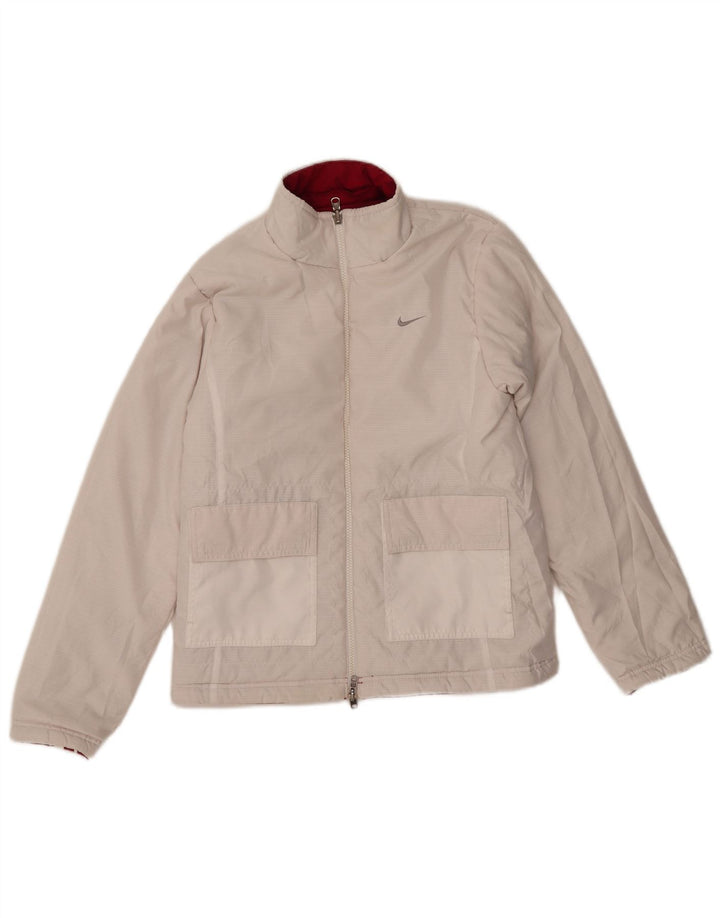 Nike Ženska reverzibilna jakna UK 8/10 mala crvena poliester
