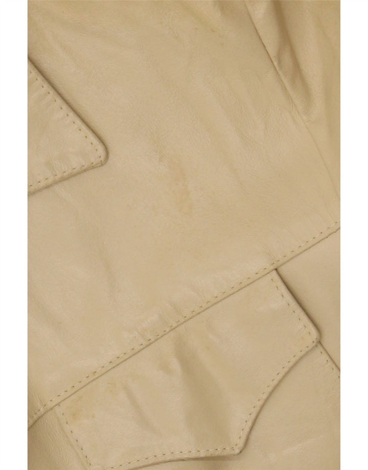 Bayside muška kožna jakna UK 40 Large Beige Leather