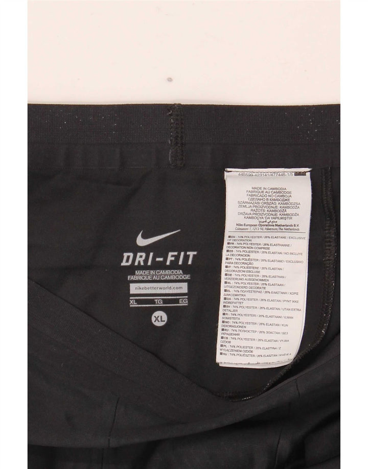 Nike muške Dri Fit tajice XL crni geometrijski poliester