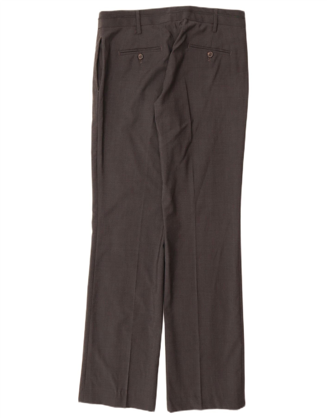 MASSIMO DUTTI ženske hlače ravnog odijela EU 38 male W28 L33 sive vune