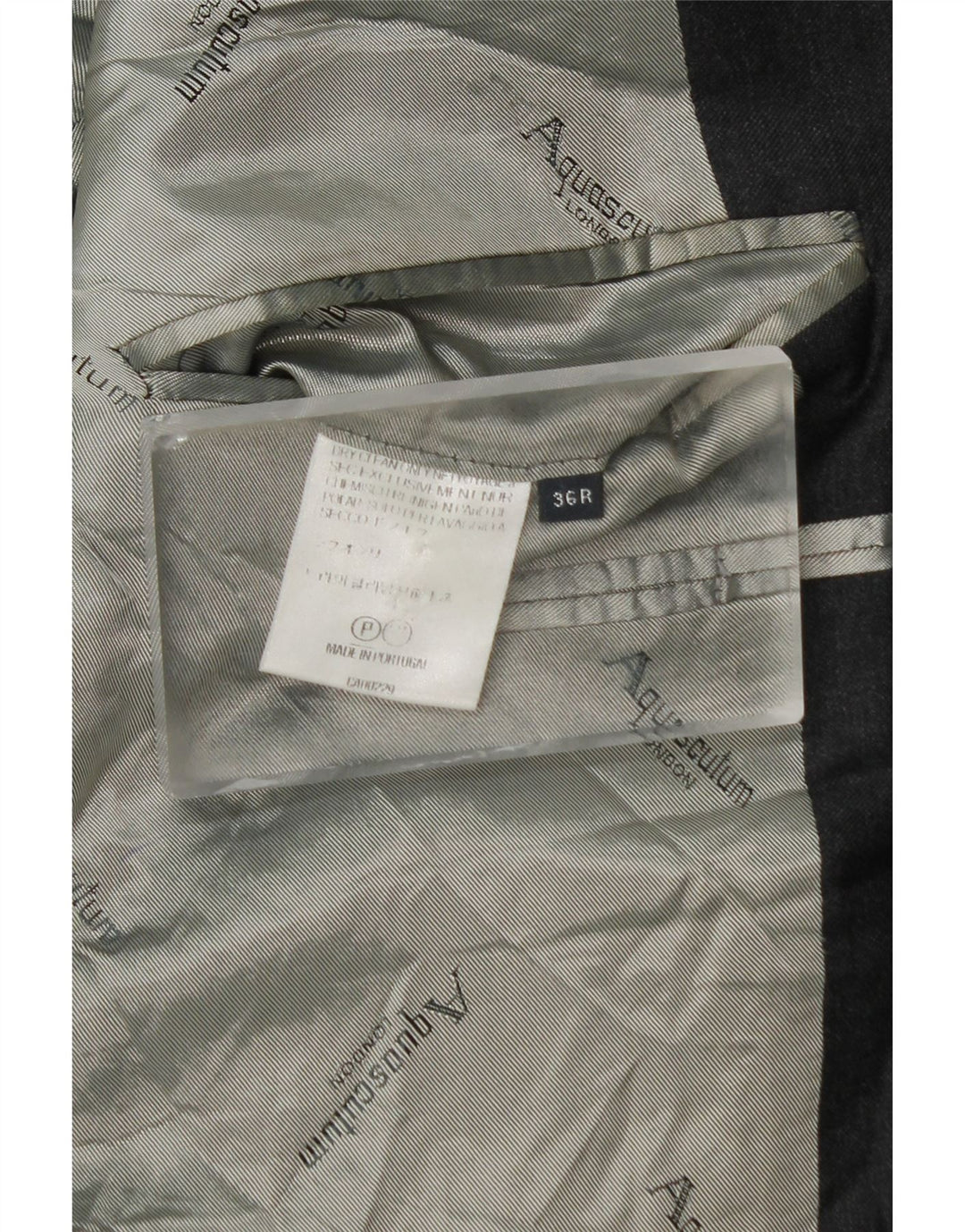 Aquascutum muška jakna sa 2 gumba UK 36 Mala siva vuna