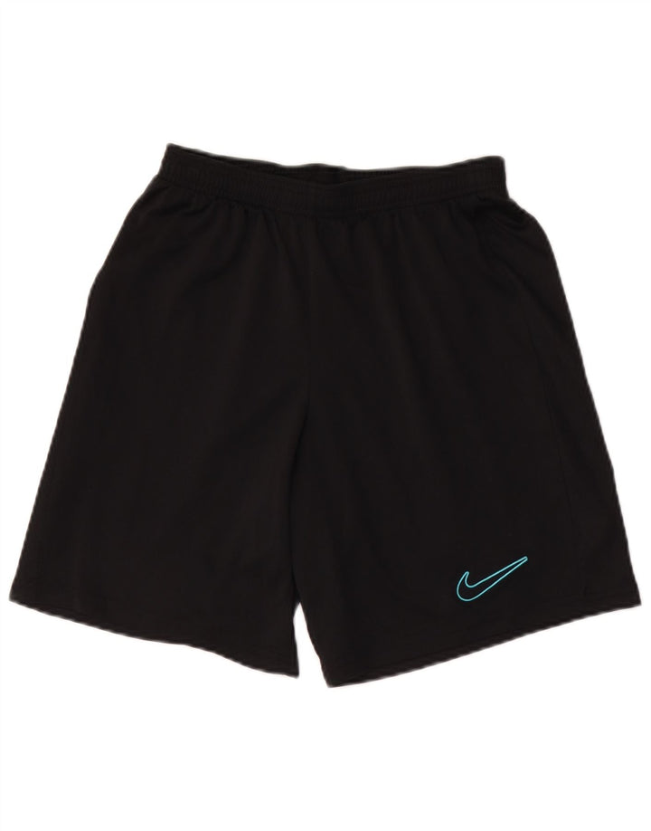 Nike Boys Dri Fit Slim Sport Shorts 10-11 Years Medium Black Poliester