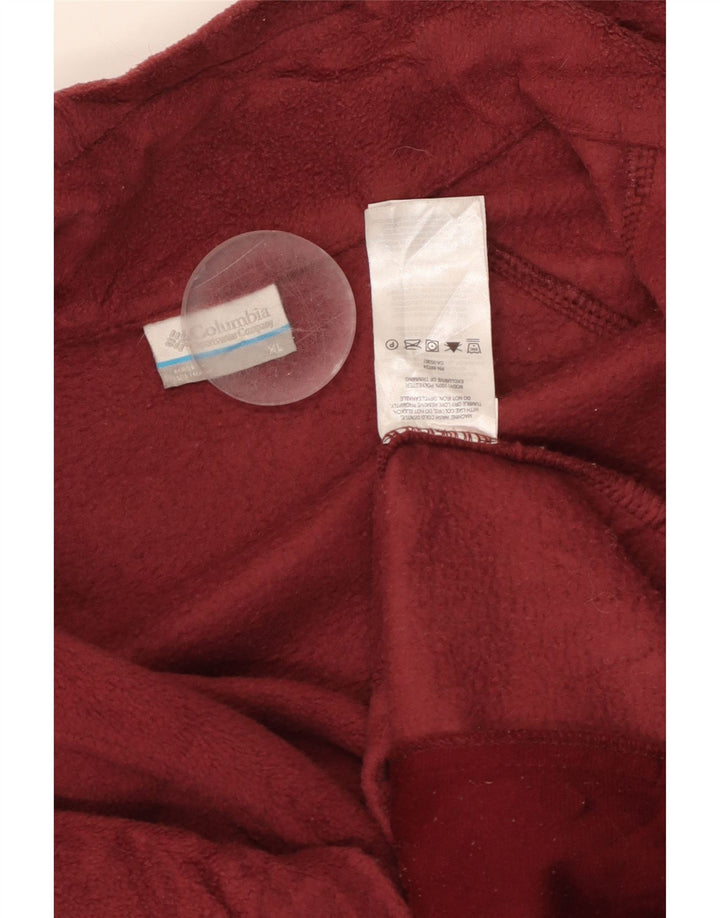 COLUMBIA Ženska jakna od flisa UK 18 XL Bordo poliester