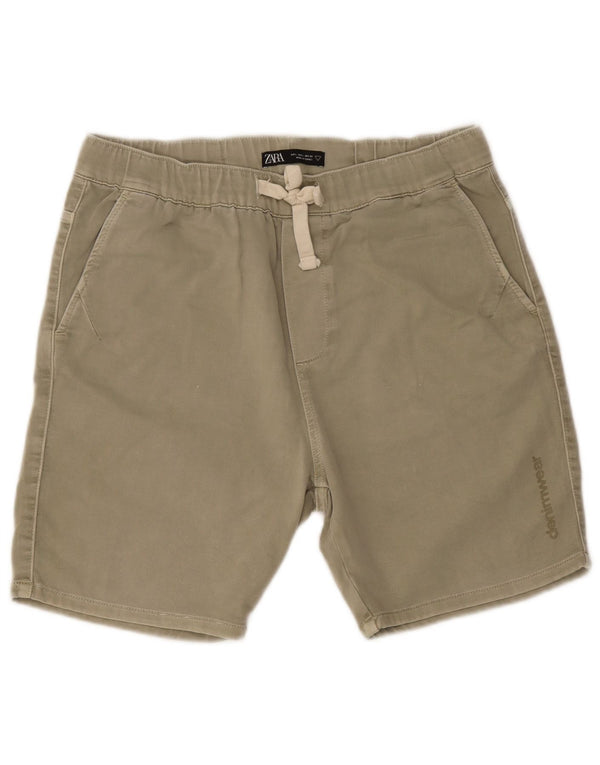 Zara muške chino kratke hlače Large W32 Kaki