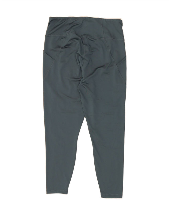 PUMA Womens Leggings UK 14 Large Green Vintage Puma and Second-Hand Puma from Messina Hembry 