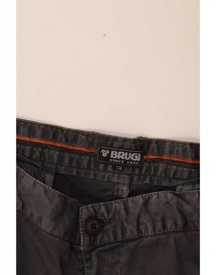 Brugi muške kargo kratke hlače IT 58 4XL W42 sive