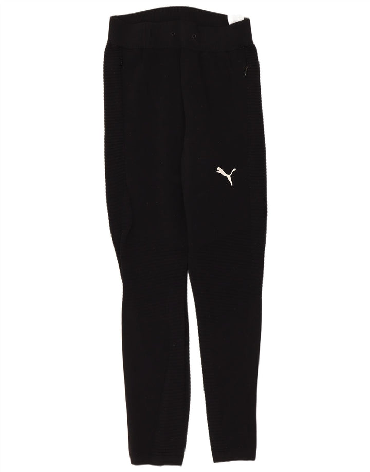 Puma muške trenirke male crne najlonske hlače