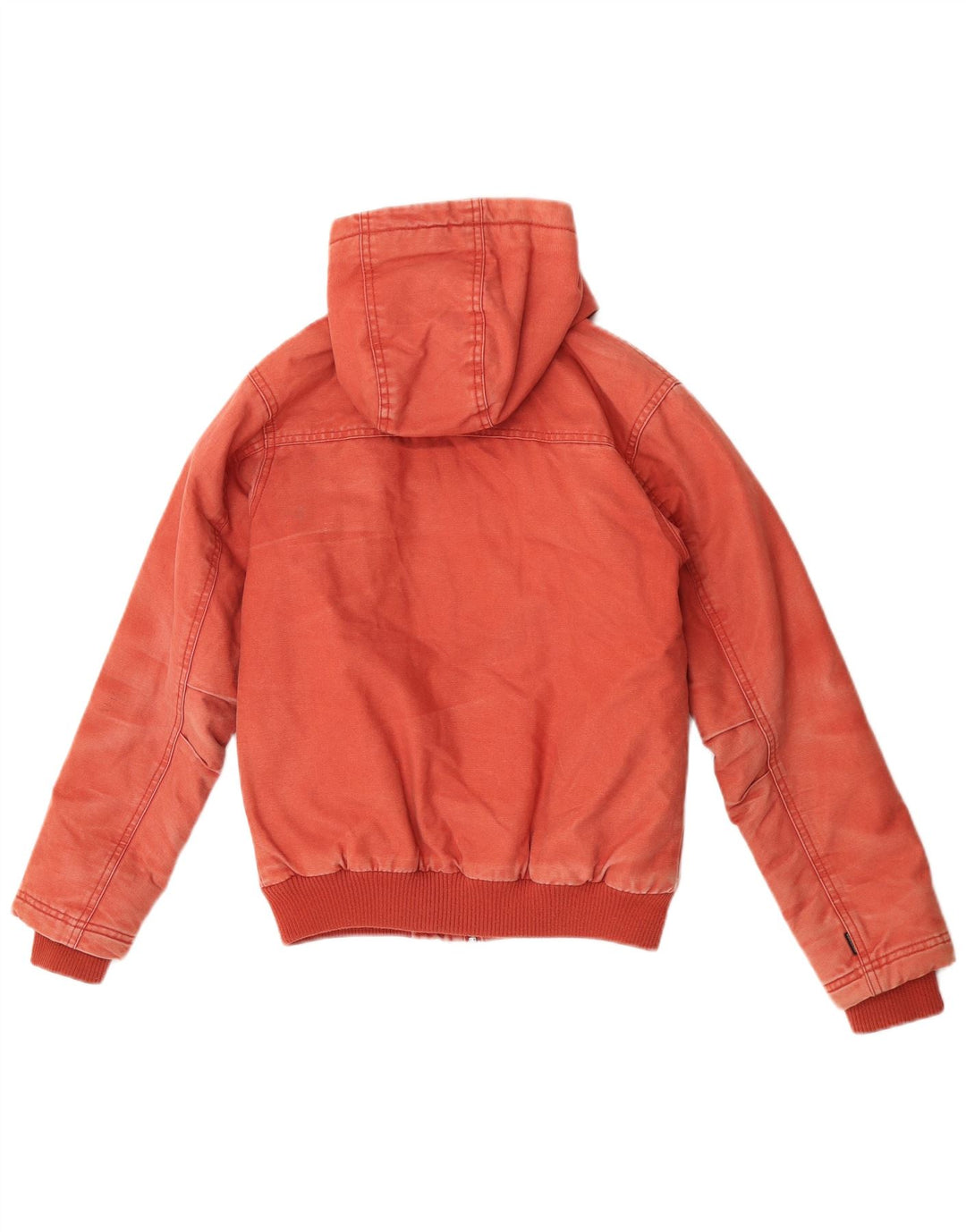 Quiksilver ženska bomber jakna s kapuljačom UK 12 Srednje crveni pamuk