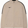 Nike Dri Fit gornja jakna za trenirku srednje bijele boje od poliestera