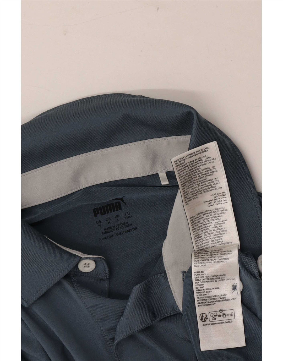 Puma muška polo majica velika tamnoplava poliesterska boja