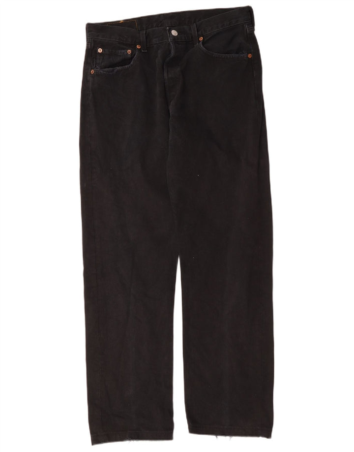 Levi's ženske 501 W32 L29 crni pamuk