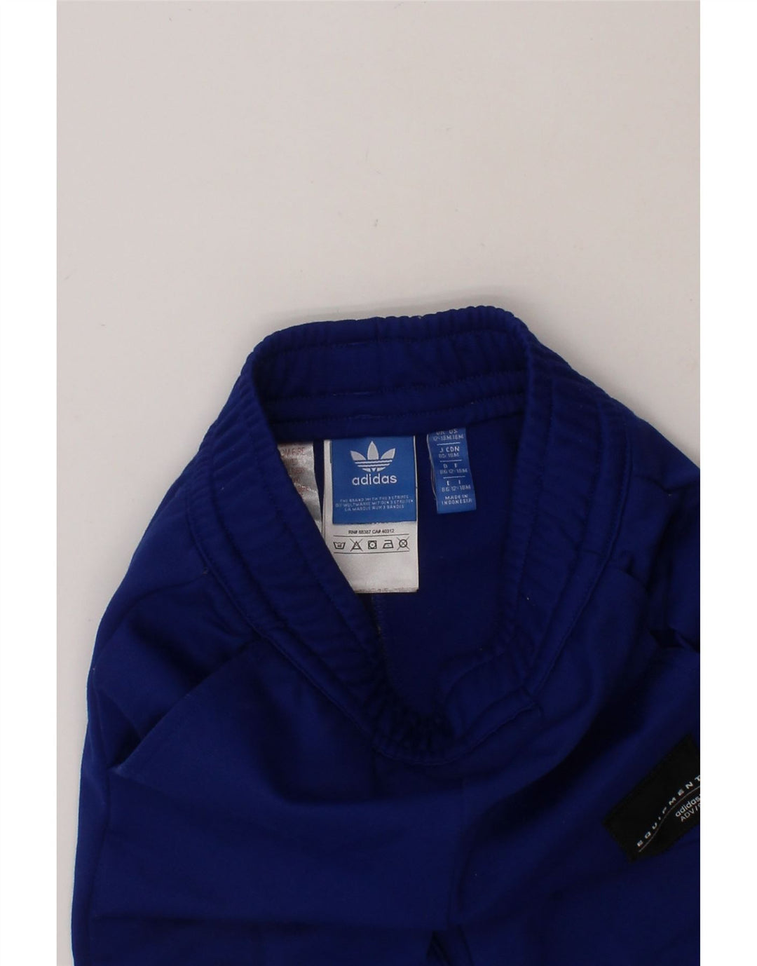 ADIDAS Baby Boys Tracksuit Trousers 12-18 Months Blue Polyester Vintage Adidas and Second-Hand Adidas from Messina Hembry 