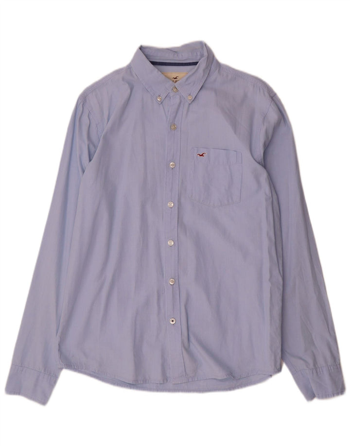 Hollister muška košulja Large Blue Cotton