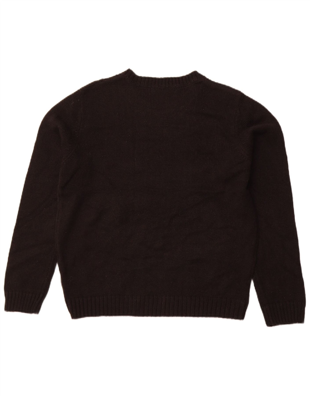 Zara ženski džemper s okruglim izrezom UK 14 Veliki crni akril