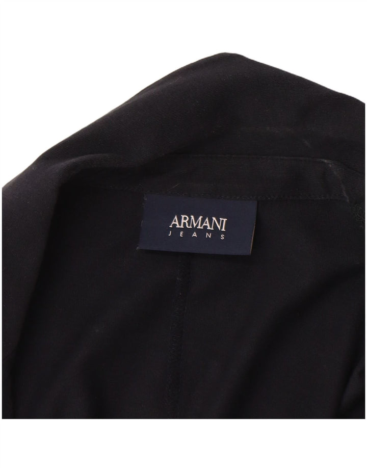 Armani Jeans ženski sako sa 2 gumba UK 18 XL tamnoplavi pamuk