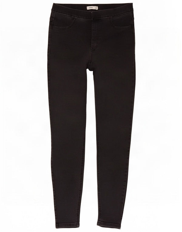 Marks & Spencer ženske jegging traperice UK 12 srednje W30 L27 crni pamuk