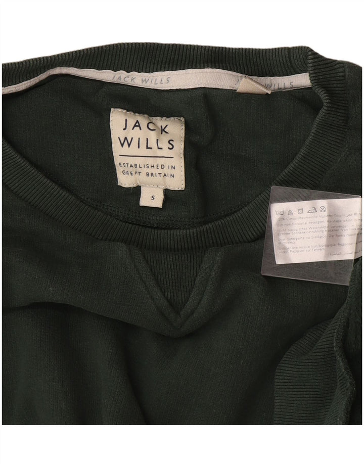 Jack Wills muška majica s kratkim rukavima Mali zeleni pamuk