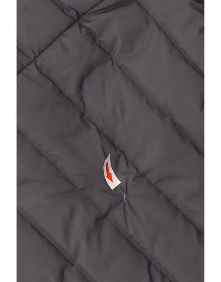 ADIDAS muška podstavljena jakna s kapuljačom UK 38 srednje sivi poliester