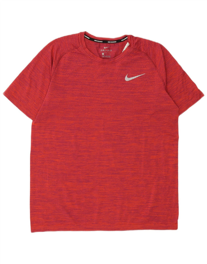 Nike Dri Fit majica kratkih rukava, veliki crveni najlon