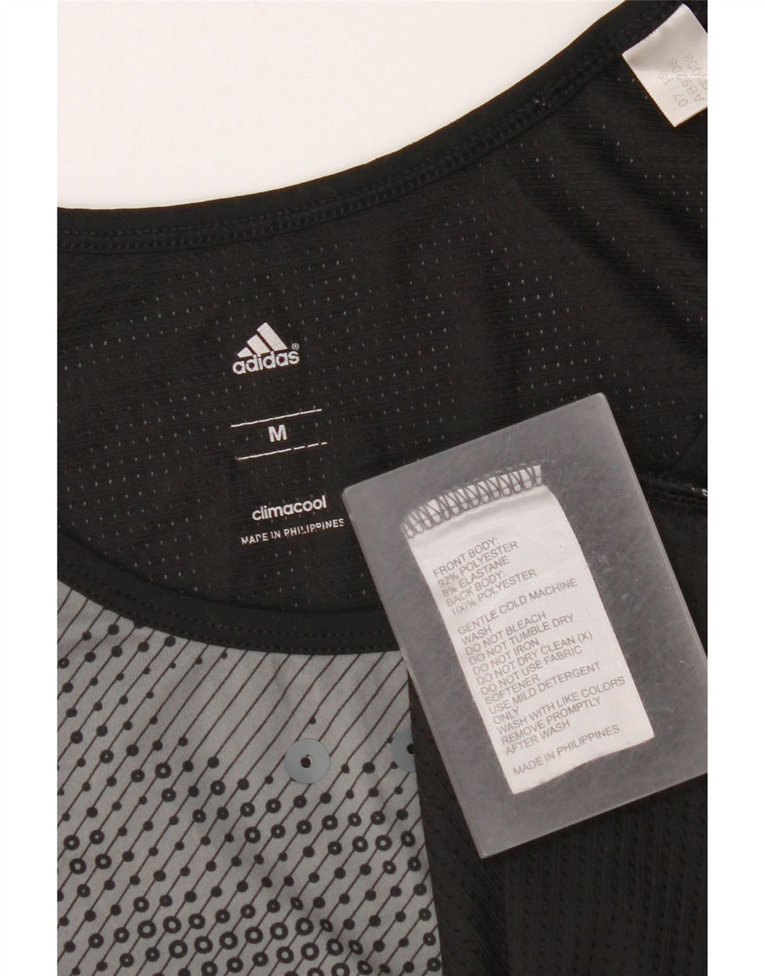 Adidas muški Climacool prsluk Srednji crni prugasti poliester