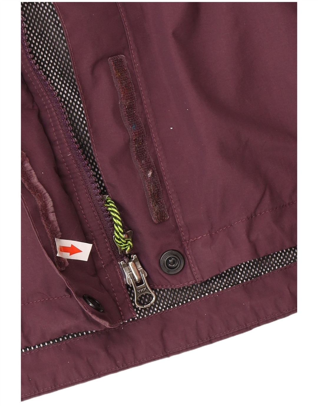 The North Face ženska kišna jakna s kapuljačom UK 14 Srednje ljubičasti najlon