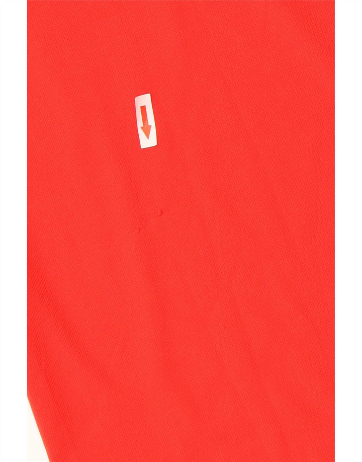 Nike Dri Fit majica kratkih rukava UK 42/44 veliki crveni poliester