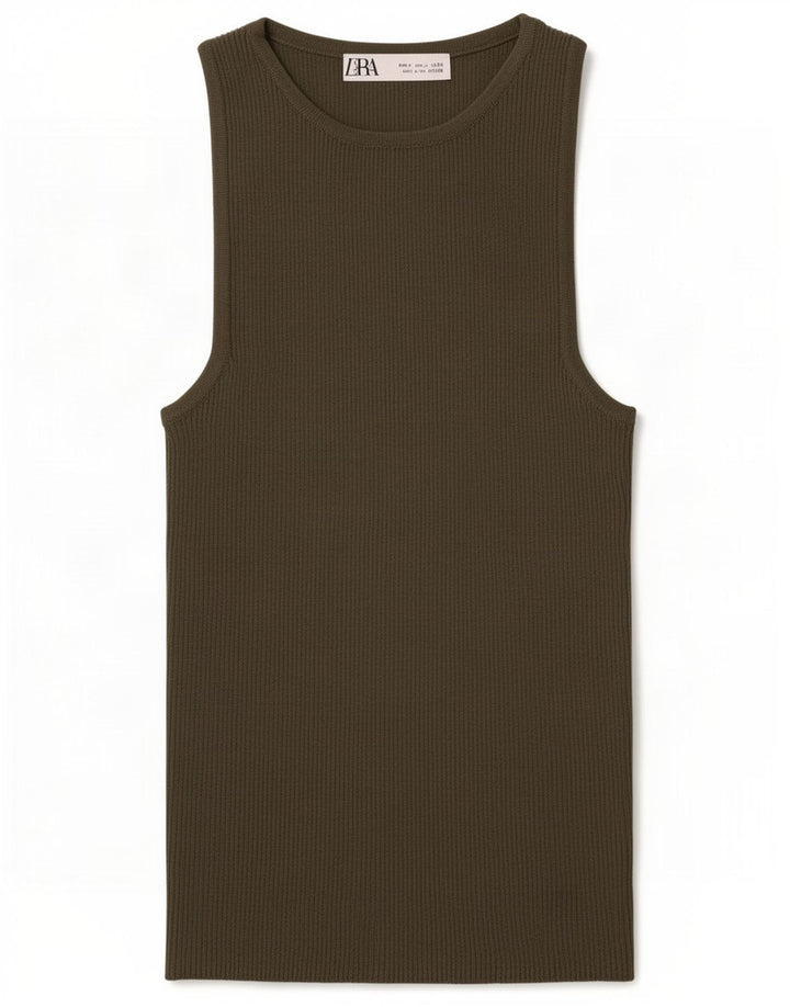 Zara ženski prsluk UK 8 Small kaki