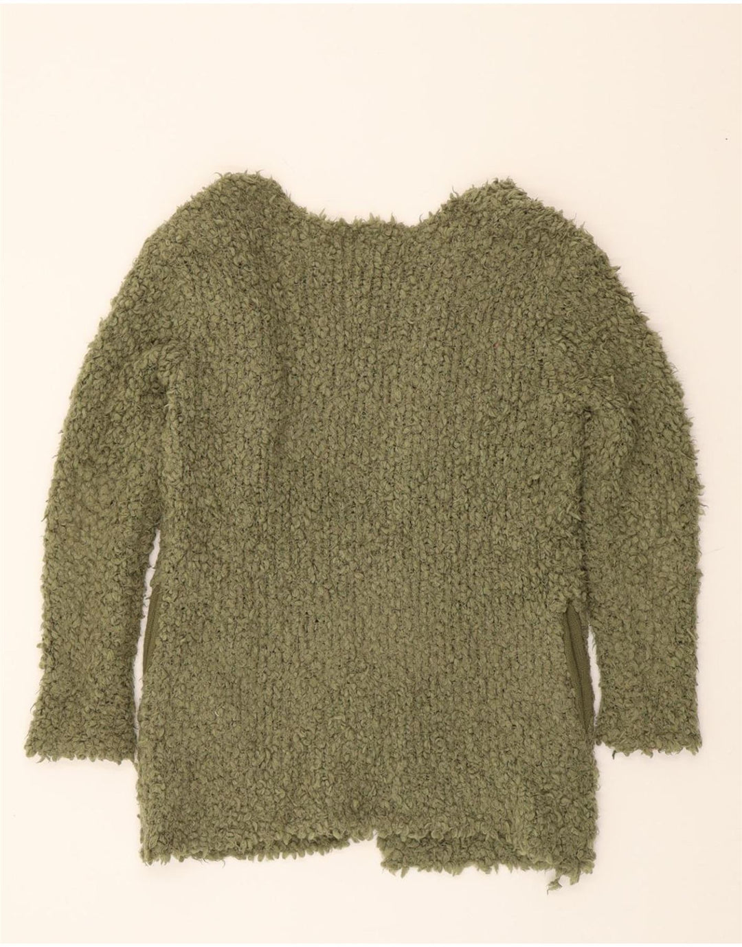 ZARA Girls Fleece Jacket 13-14 Years Green Polyester Vintage Zara and Second-Hand Zara from Messina Hembry 
