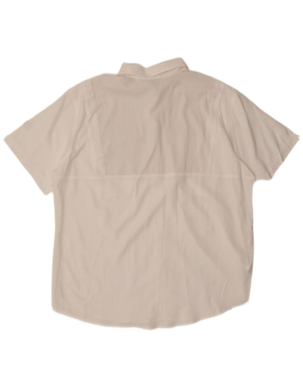 EDDIE BAUER Muška košulja kratkih rukava XL bijeli poliester