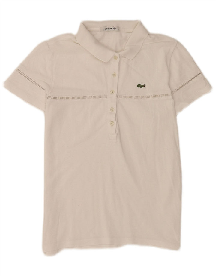 Lacoste ženska obična polo majica veličine 40 srednje bijele boje