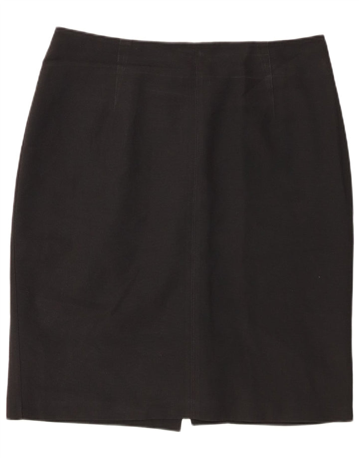 Marks & Spencer ženska pencil suknja UK 18 XL W34 crni poliester