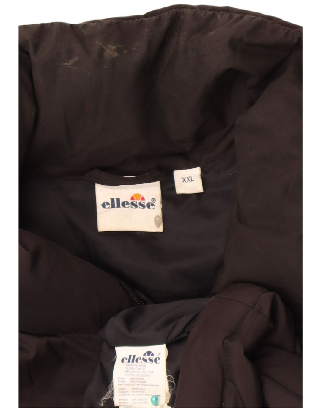 Ellesse muška podstavljena jakna UK 44 2XL crni poliester
