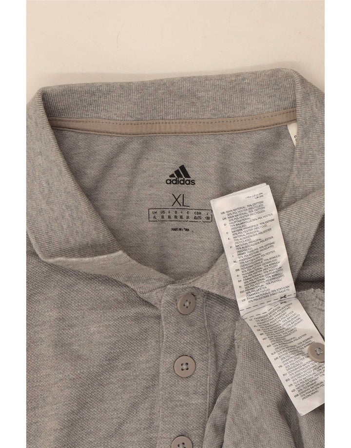Adidas muška polo majica XL sivi pamuk