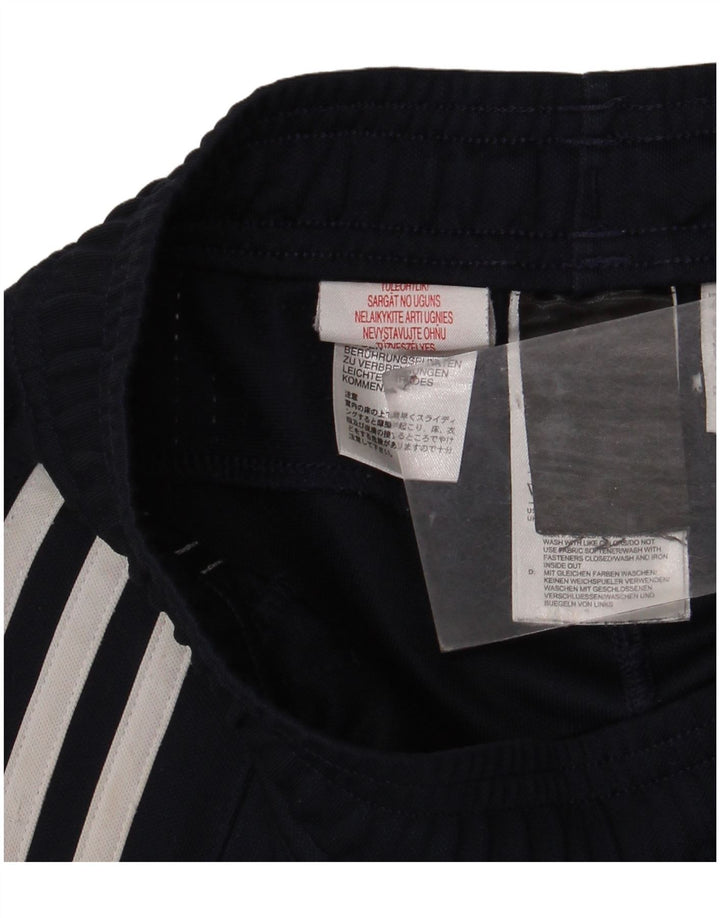 Adidas Hlače za trenirku za dječake 9-10 godina tamnoplave poliesterske