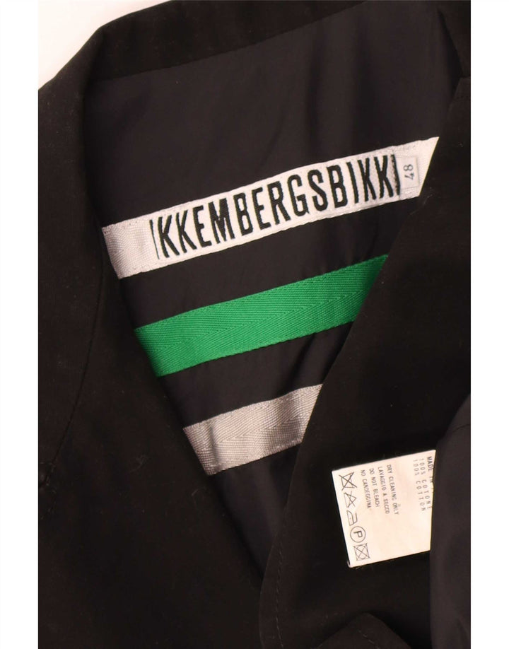 Bikkembergs muška jakna sa 2 gumba IT 48 Srednje crni pamuk