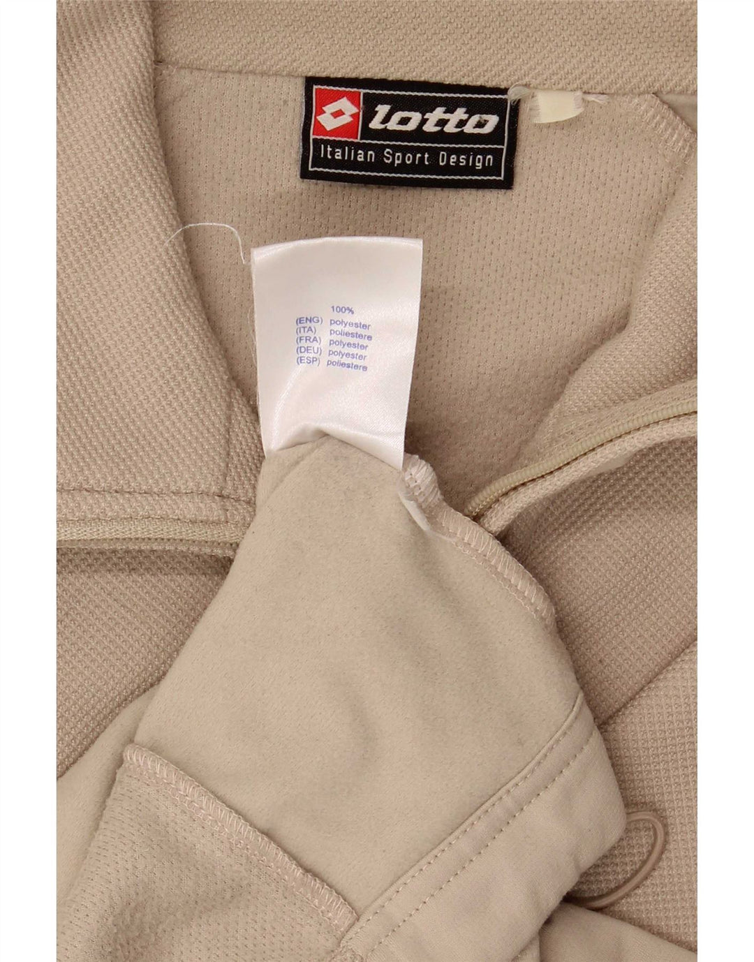 Lotto muška gornja jakna trenirke UK 42/44 XL bež poliester